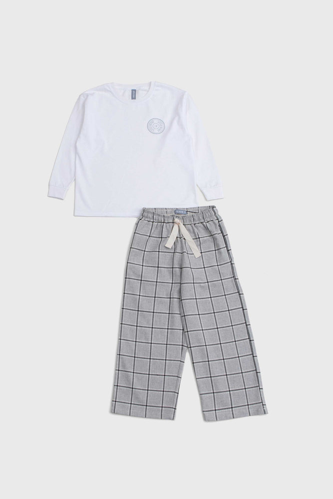 
                  
                    Gray Checkered Pajamas
                  
                