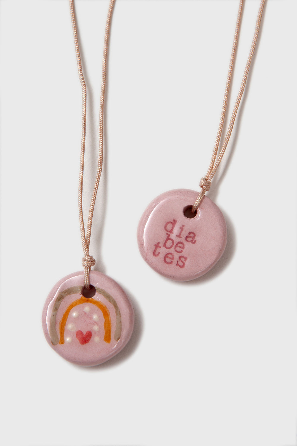 Pink Rainbow Reversible Identifiable Necklace