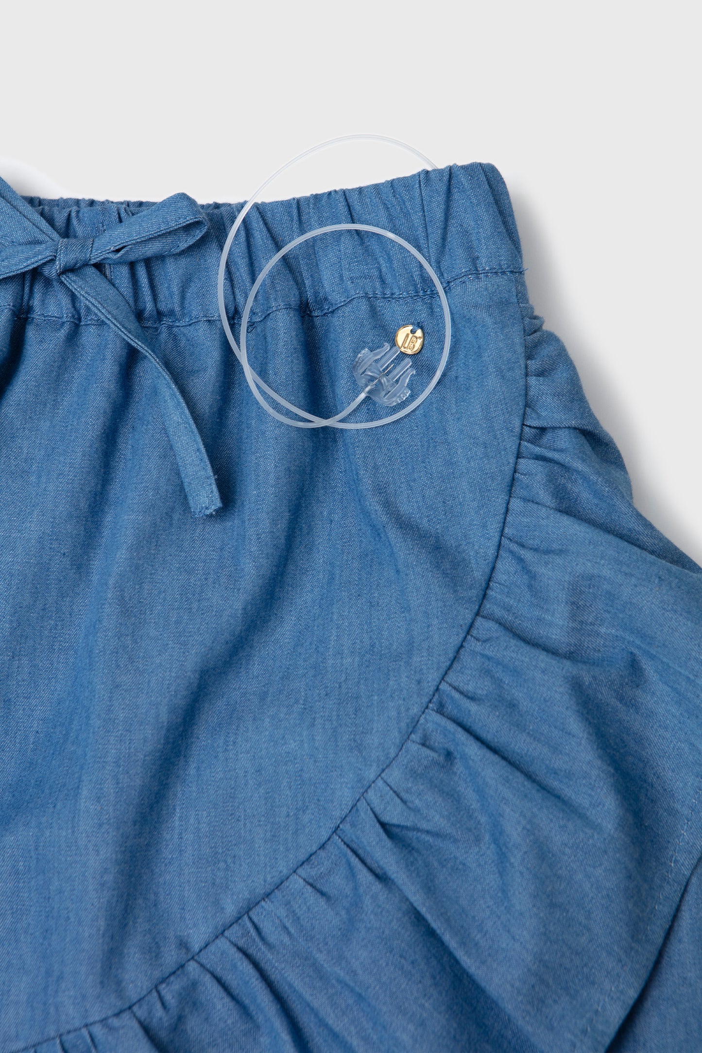 
                  
                    Falda Denim Volante para Bomba de Insulina Chica
                  
                