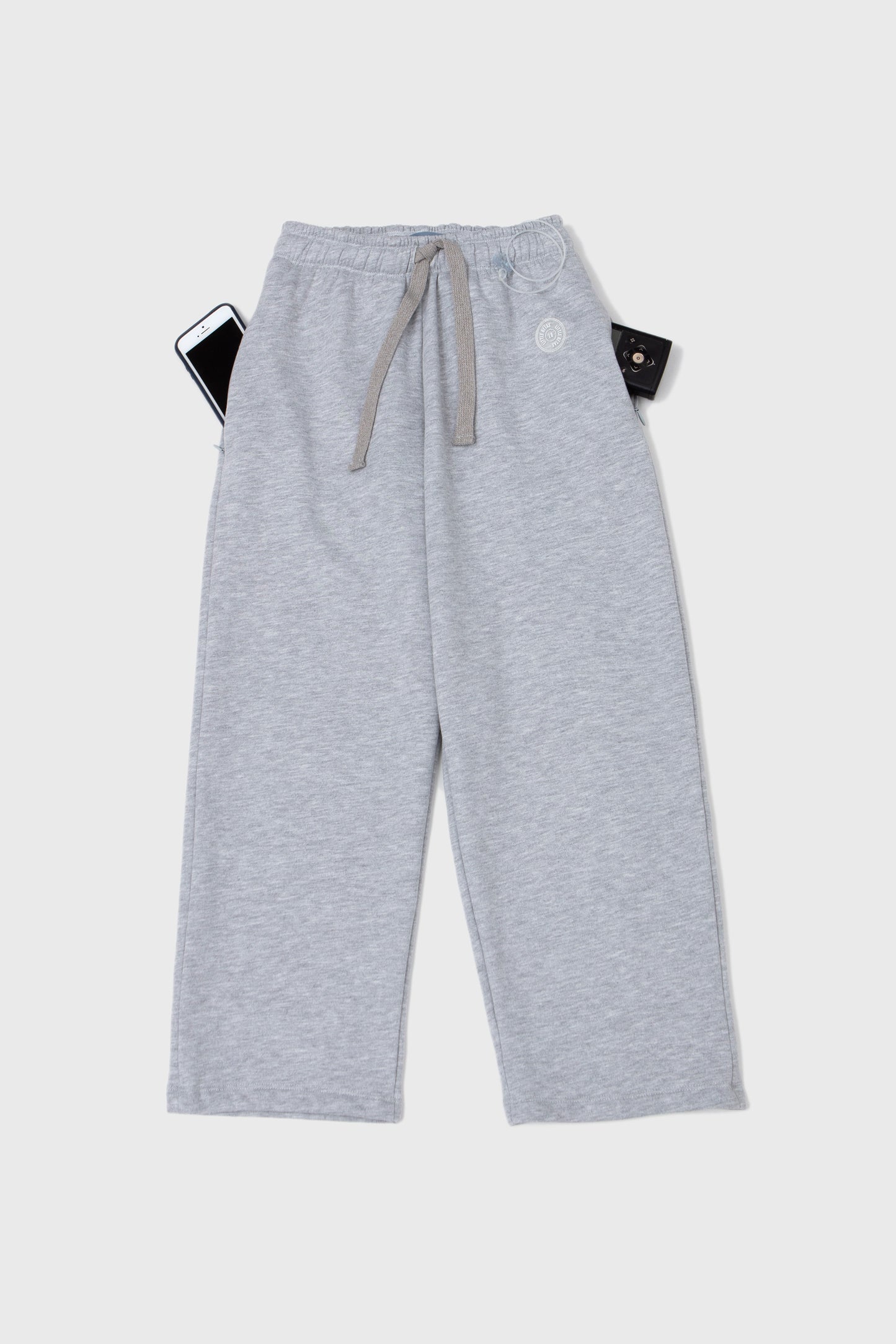 
                  
                    Pantalón Chándal Chica Wide Leg Gris para Bomba de Insulina
                  
                