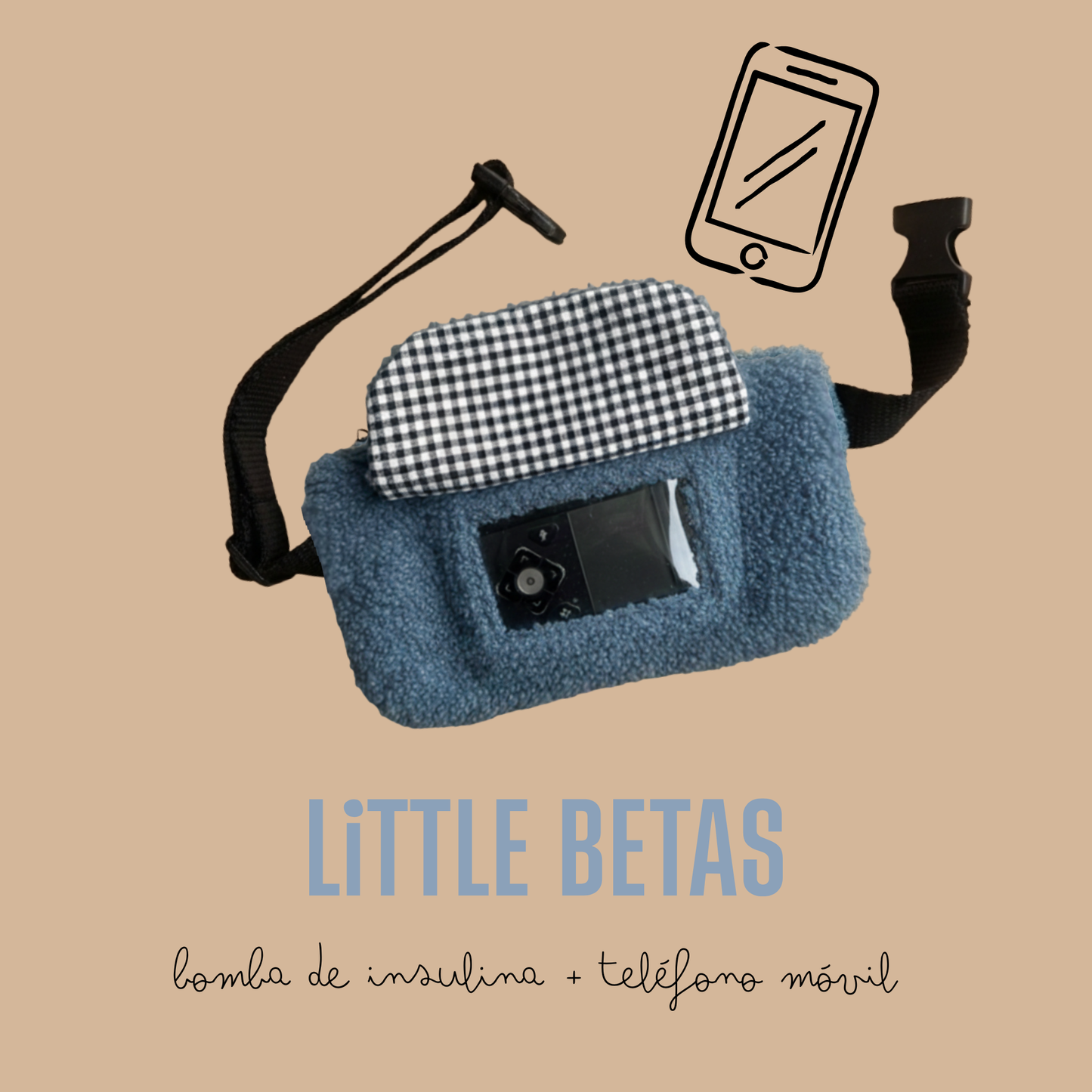 
                  
                    RIÑONERA OSITO  GRANDE  AZUL PARA BOMBA DE INSULINA Y MOVIL
                  
                