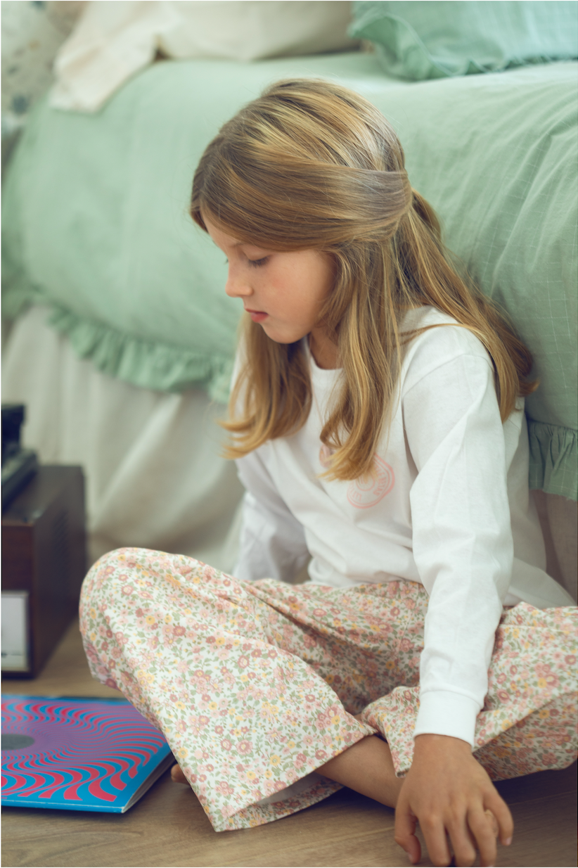 PIJAMA FLORES PARA BOMBA DE INSULINA