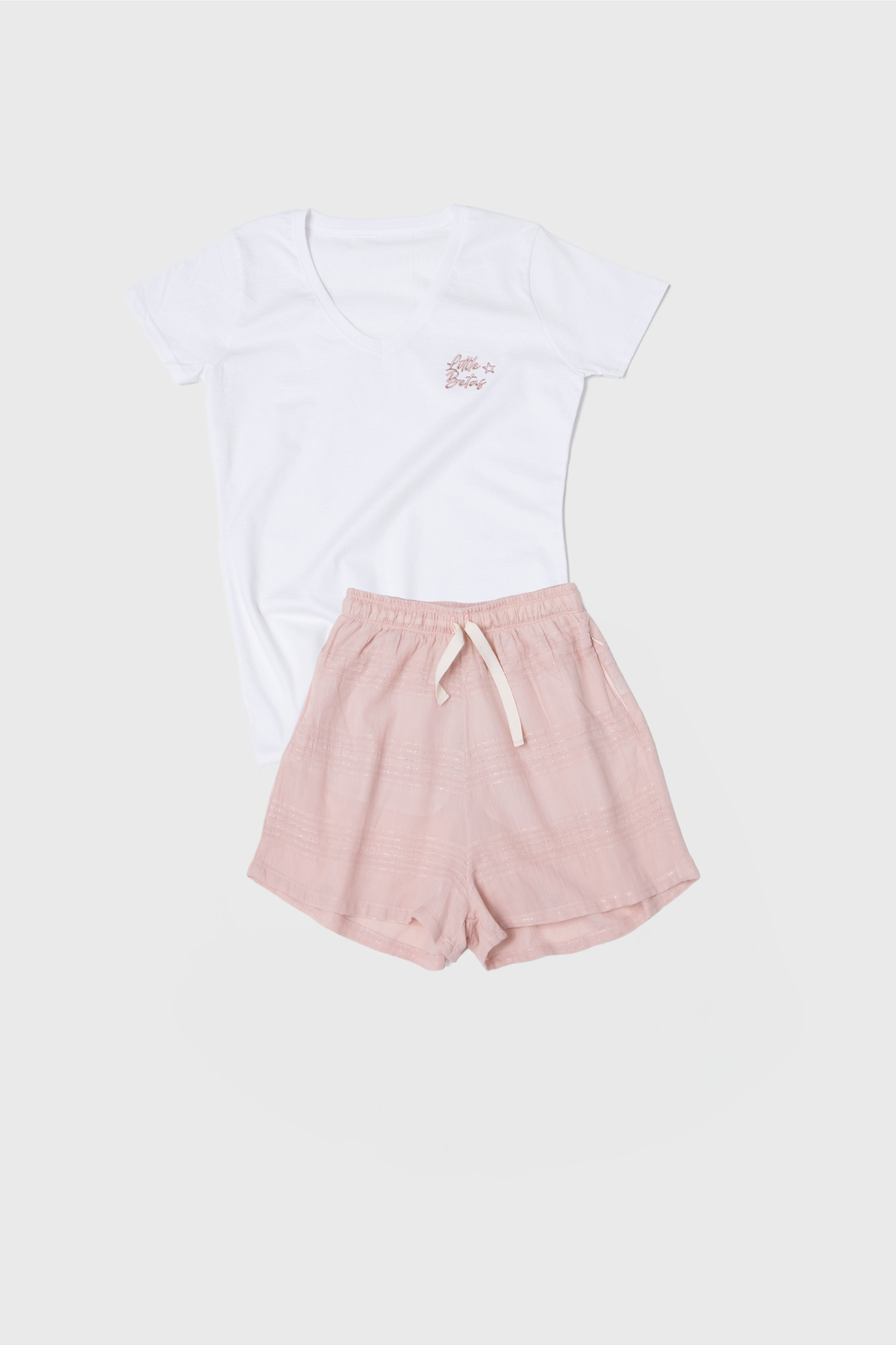 
                  
                    Pijama Corto Lurex Rosa para Bomba de Insulina Chica
                  
                