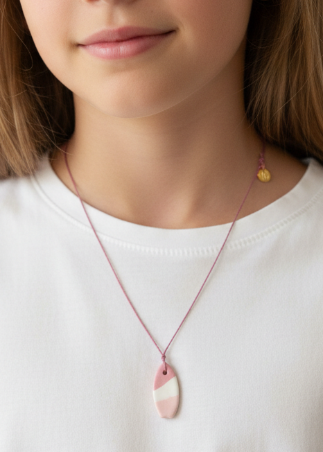 
                  
                    Pink Aloha Reversible Identification Medal
                  
                